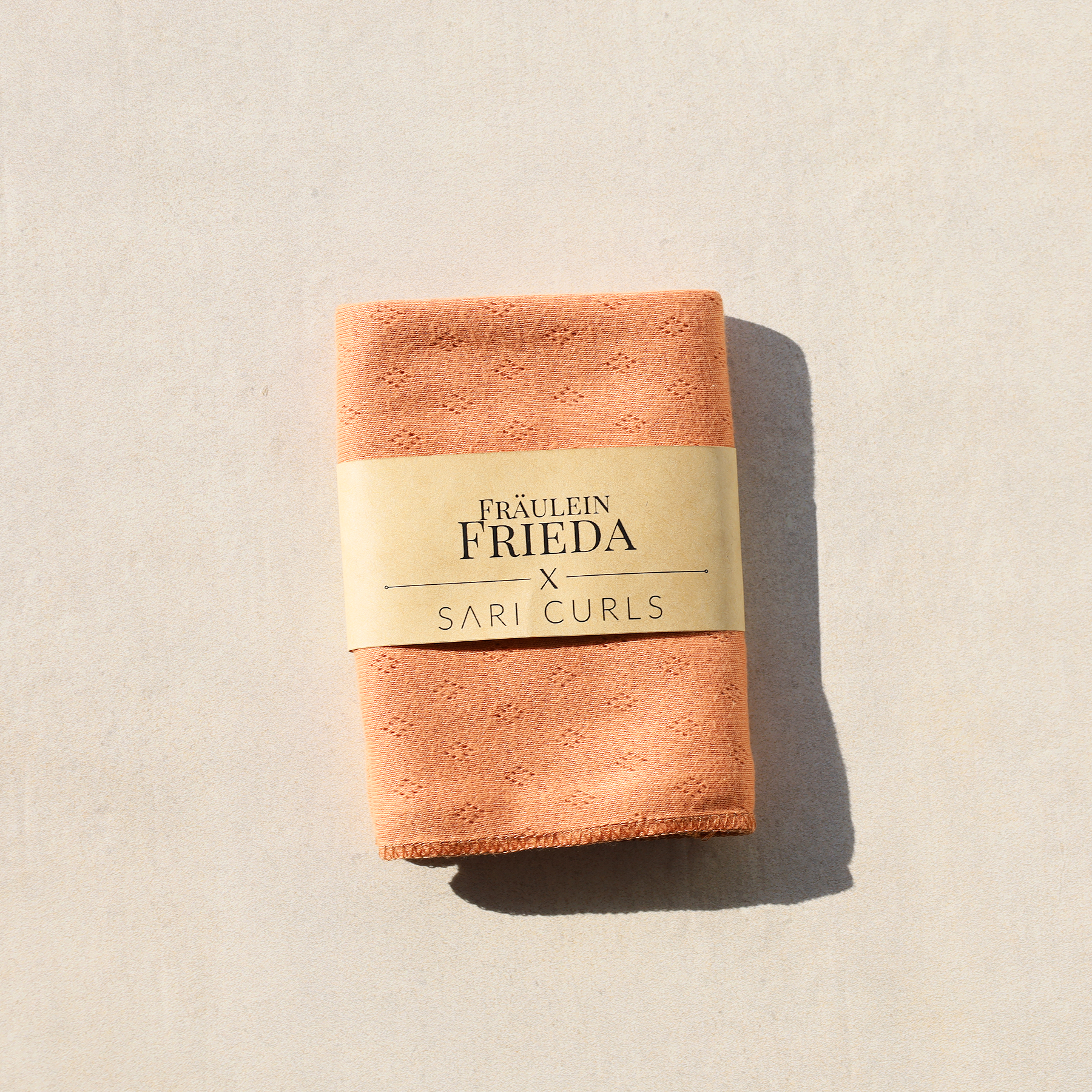 Fräulein Frieda | Turban aus Bio-Baumwolle | Peach Handtücher Fräulein Frieda