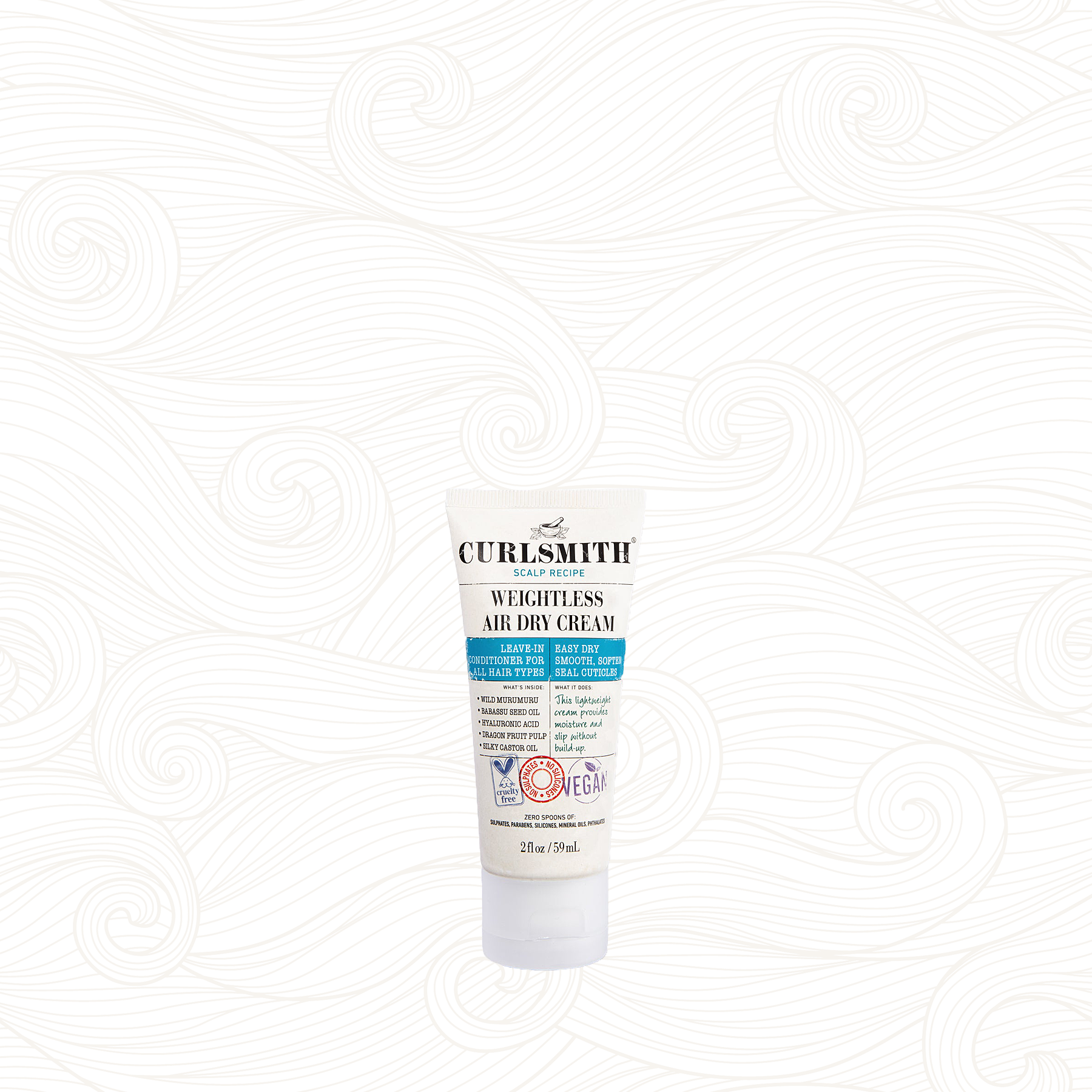 Curlsmith | Weightless Air Dry Cream /ab 59ml Leave-In Curlsmith