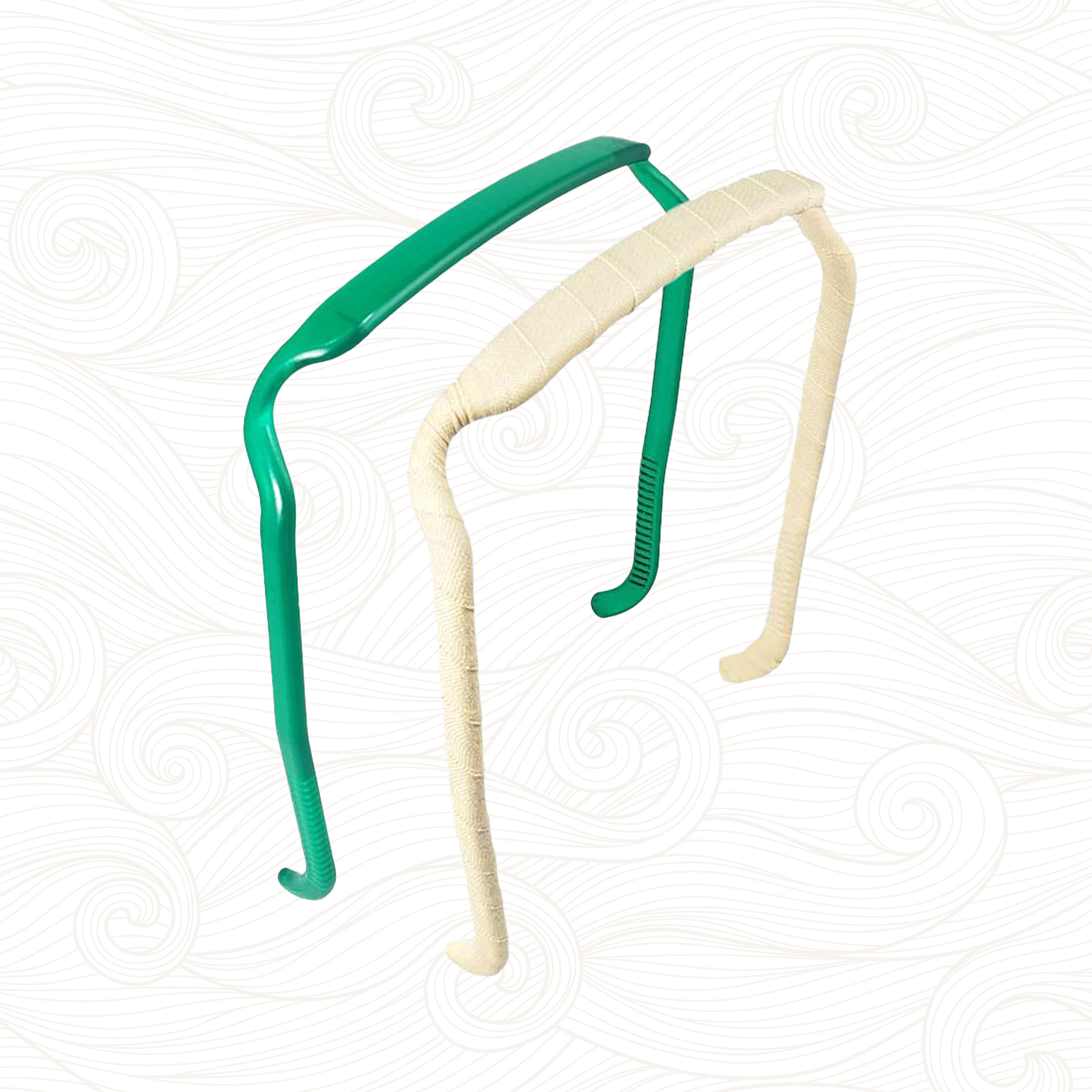 Zazzy Bandz | Green + Cream Two-Pack Haarreif Zazzy Bandz