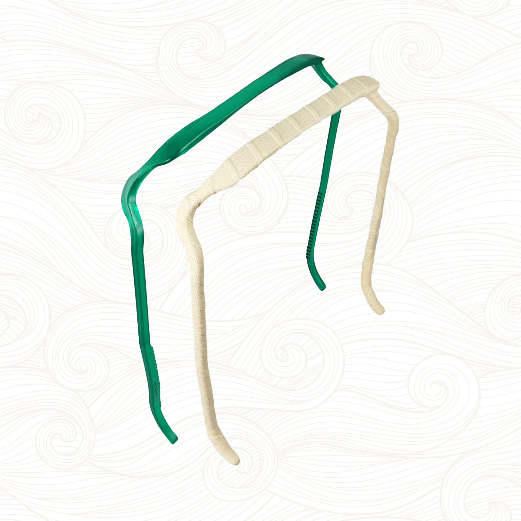 Zazzy Bandz | Green + Cream Two-Pack Haarreif Zazzy Bandz