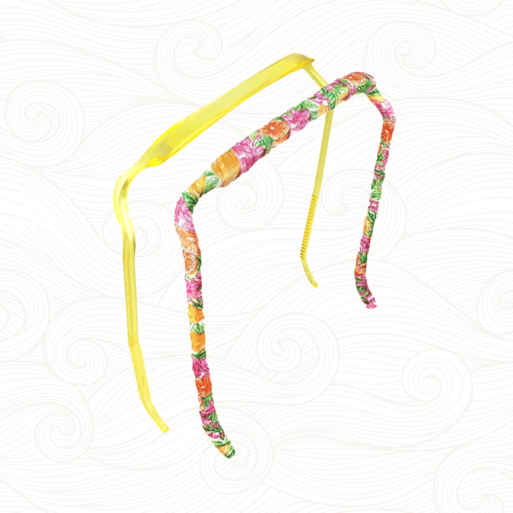 Zazzy Bandz | Yellow + Citrus Bloom Two-Pack Haarreif Zazzy Bandz
