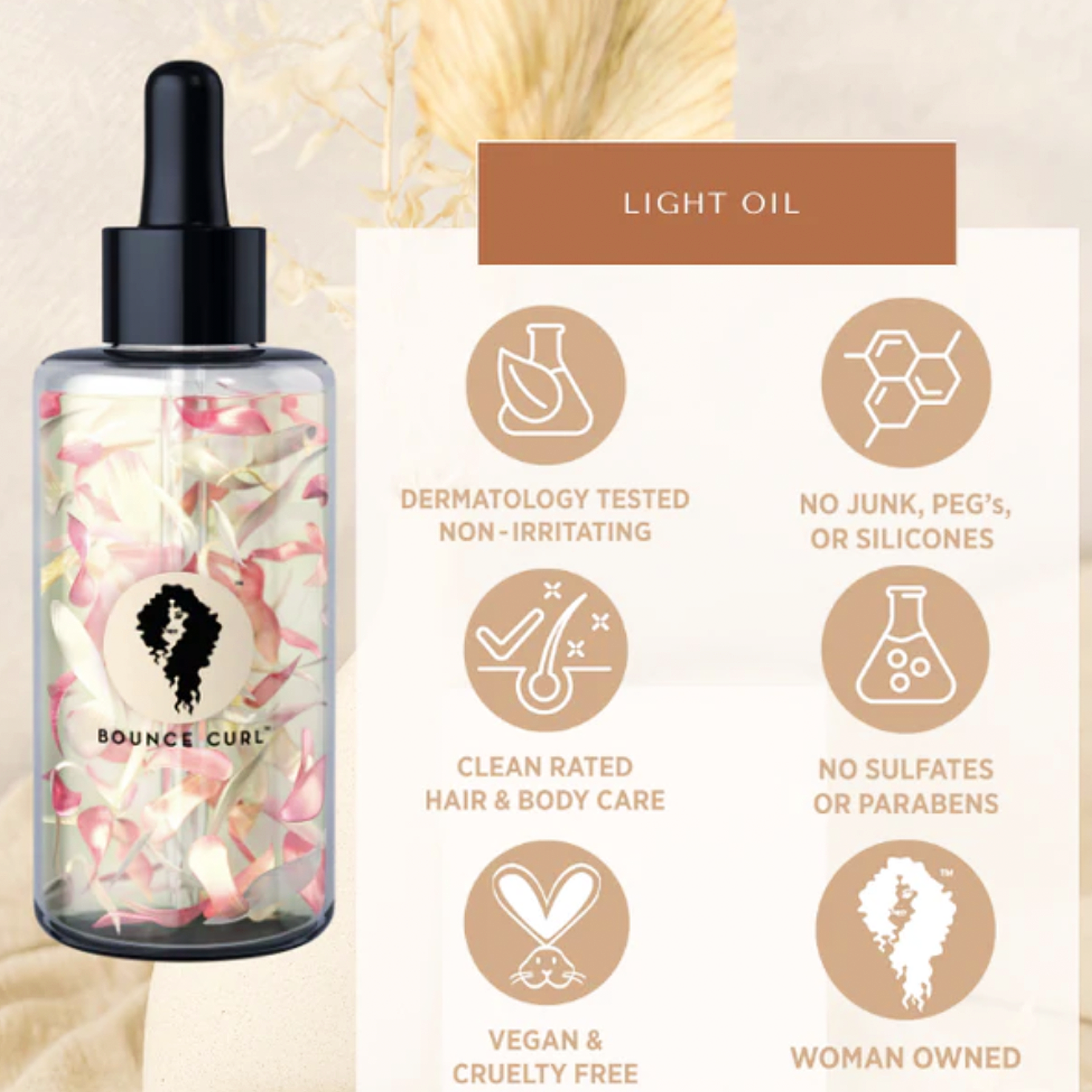 Bounce Curl | Light Oil /100ml Haaröl Bounce Curl