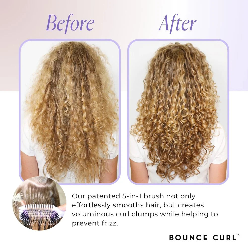 Bounce Curl | Volume EdgeLift Brush - Peach Bürsten & Kämme Bounce Curl