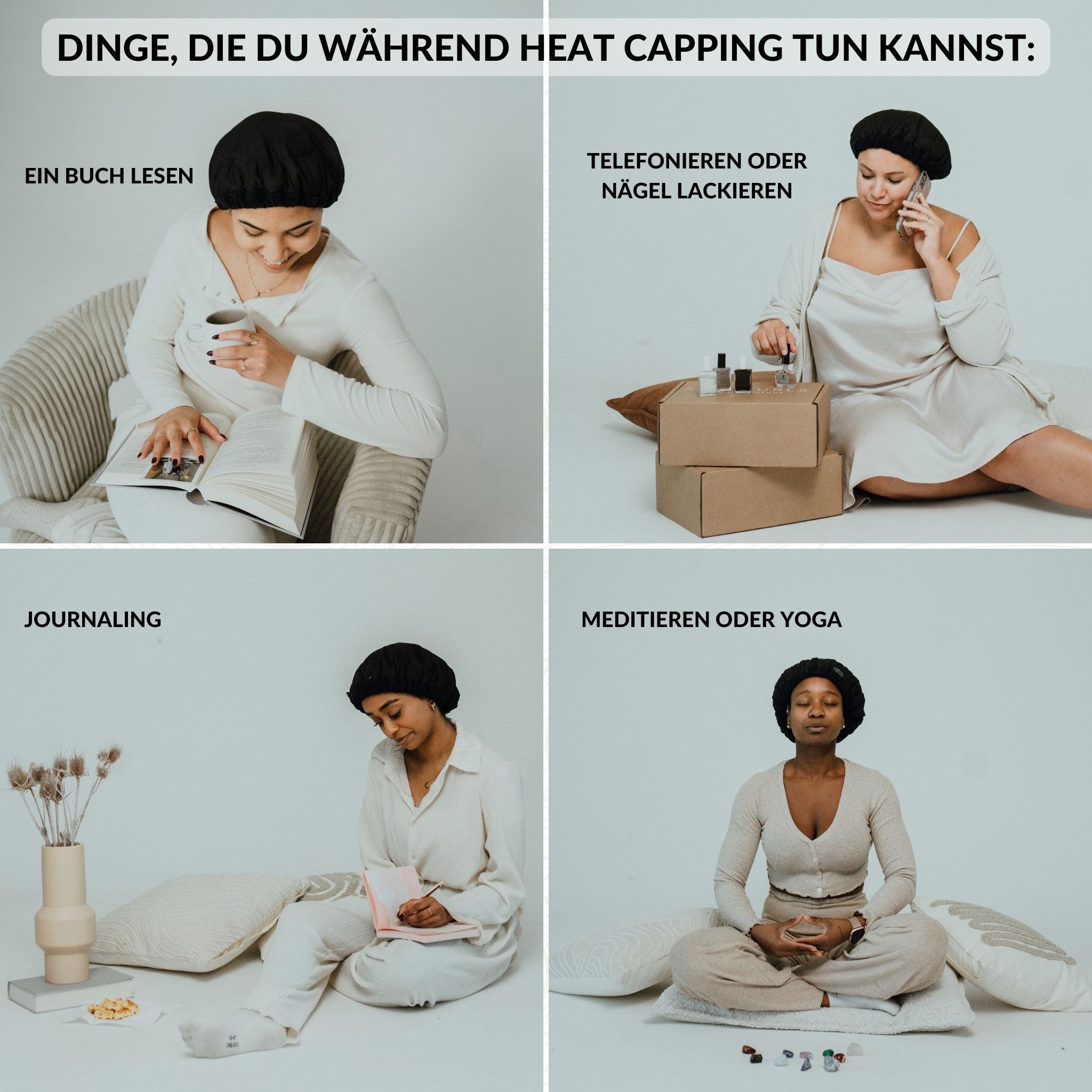 SARI CURLS | Flaxseed Heat Cap - L Kopfhaube SARI CURLS | Dein Lockenshop