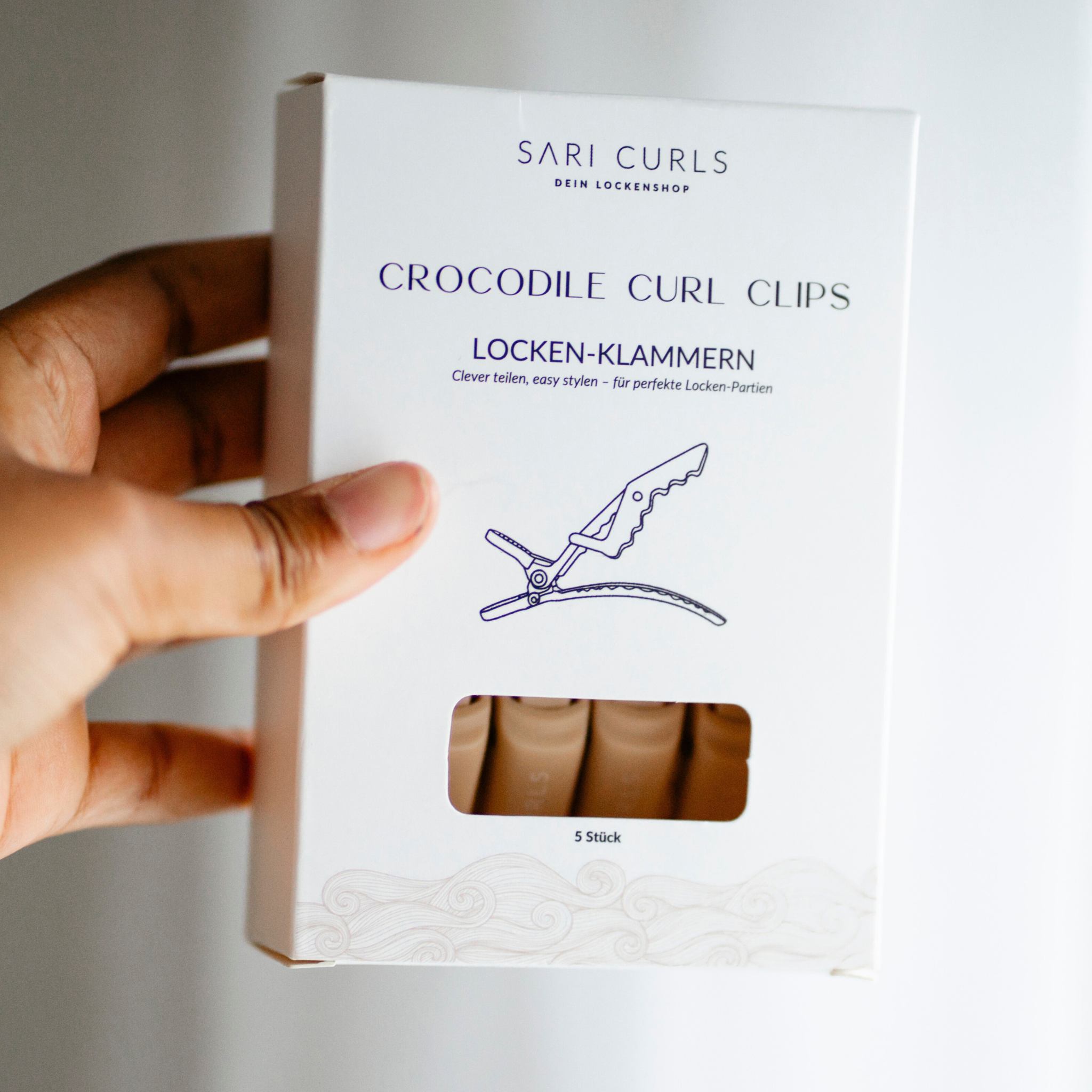 SARI CURLS | Crocodile Curl Clips Haarklammer SARI CURLS
