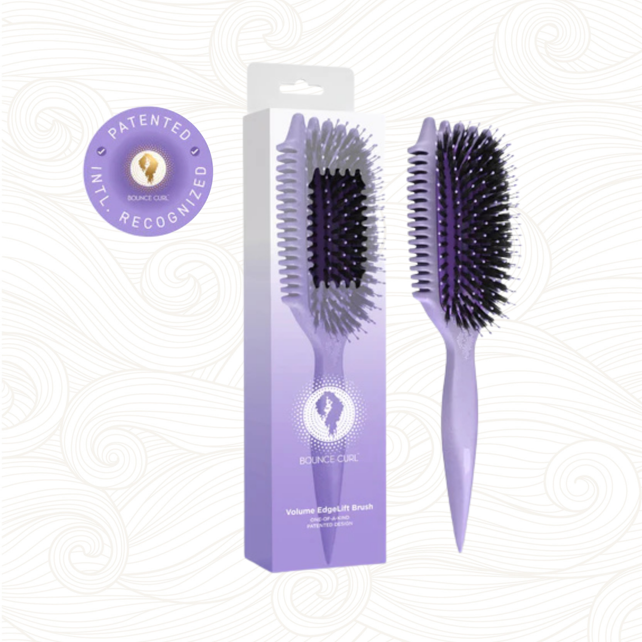 Bounce Curl | Volume EdgeLift Brush - Purple (Lila) Bürsten & Kämme Bounce Curl