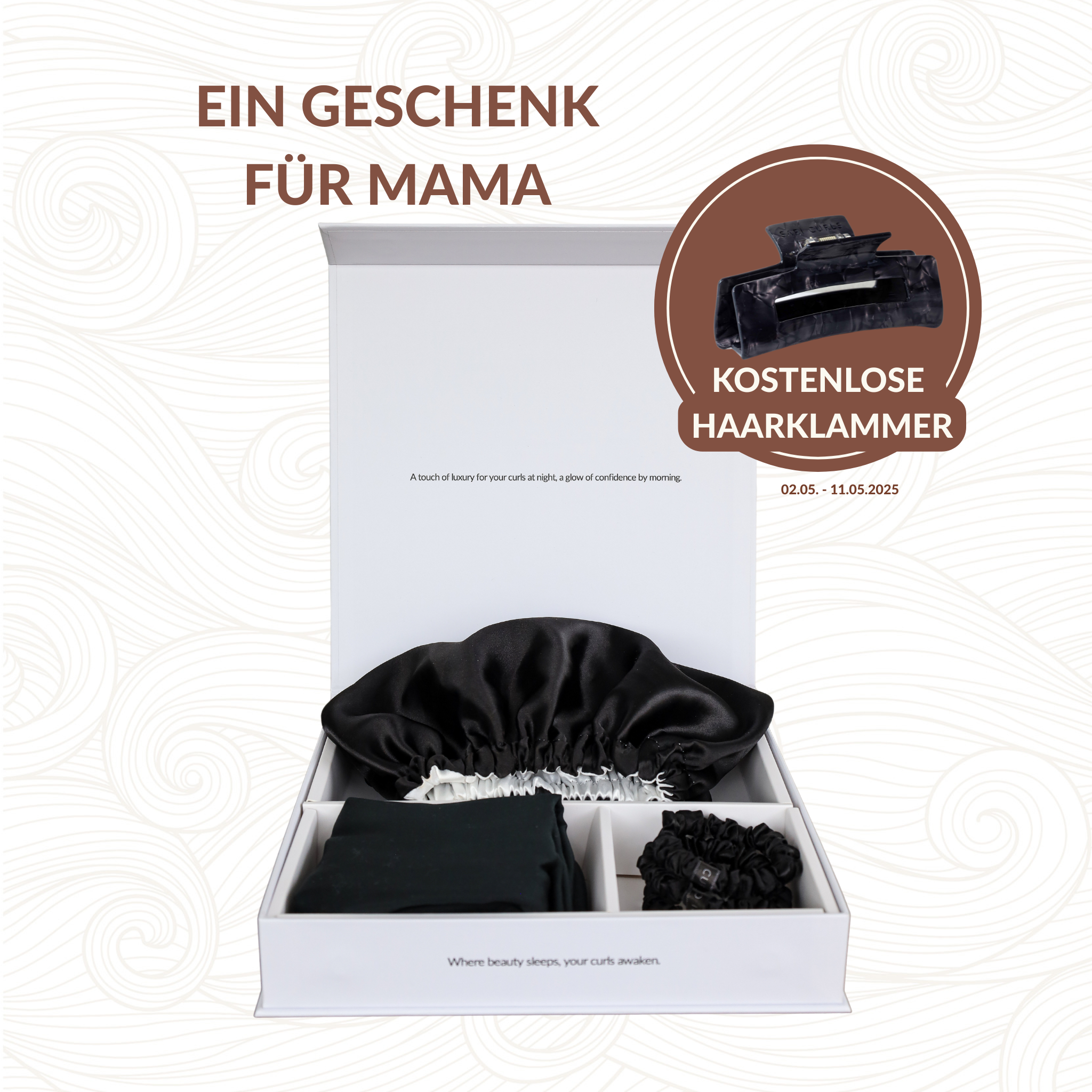 SARI CURLS | Schlaf- und Satin Box - Cloud/Onyx Bundle SARI CURLS
