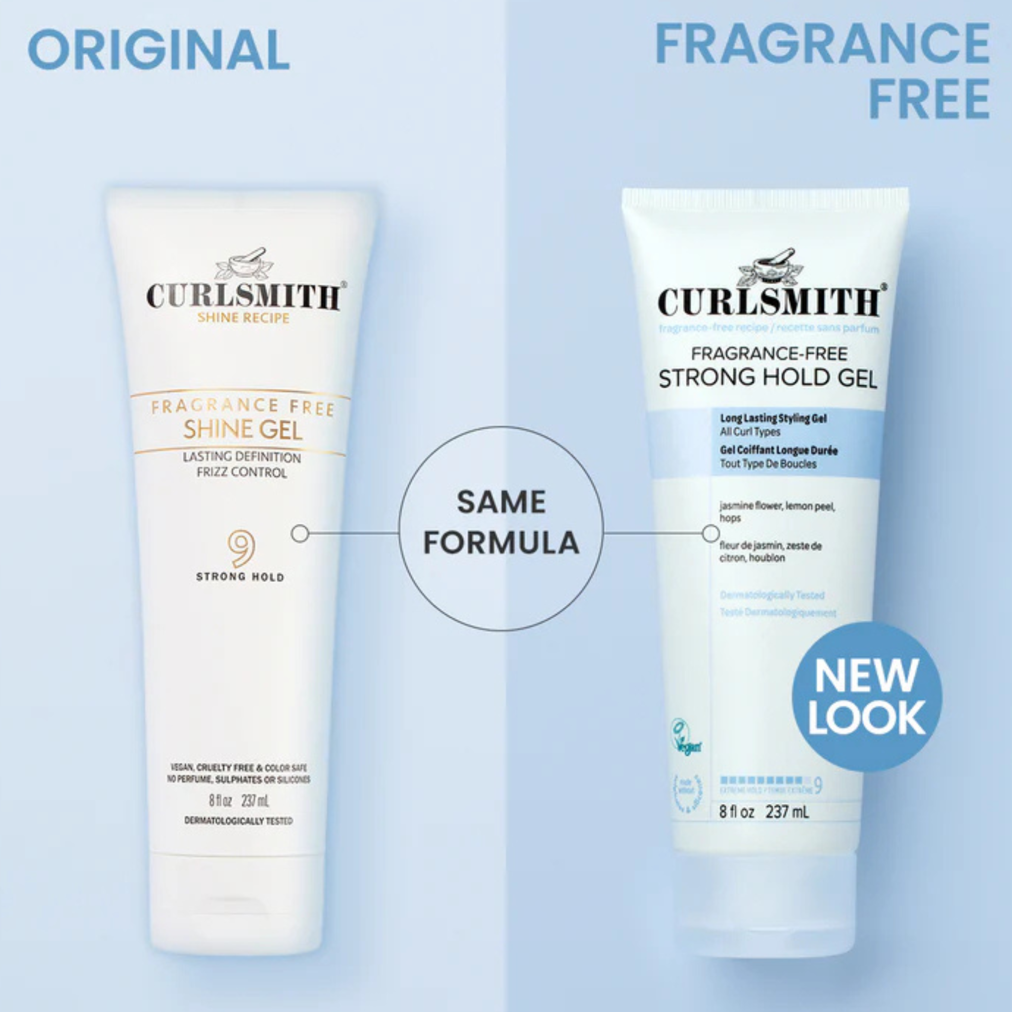 Curlsmith | Fragrance Free Strong Hold Gel Styling Gel Curlsmith