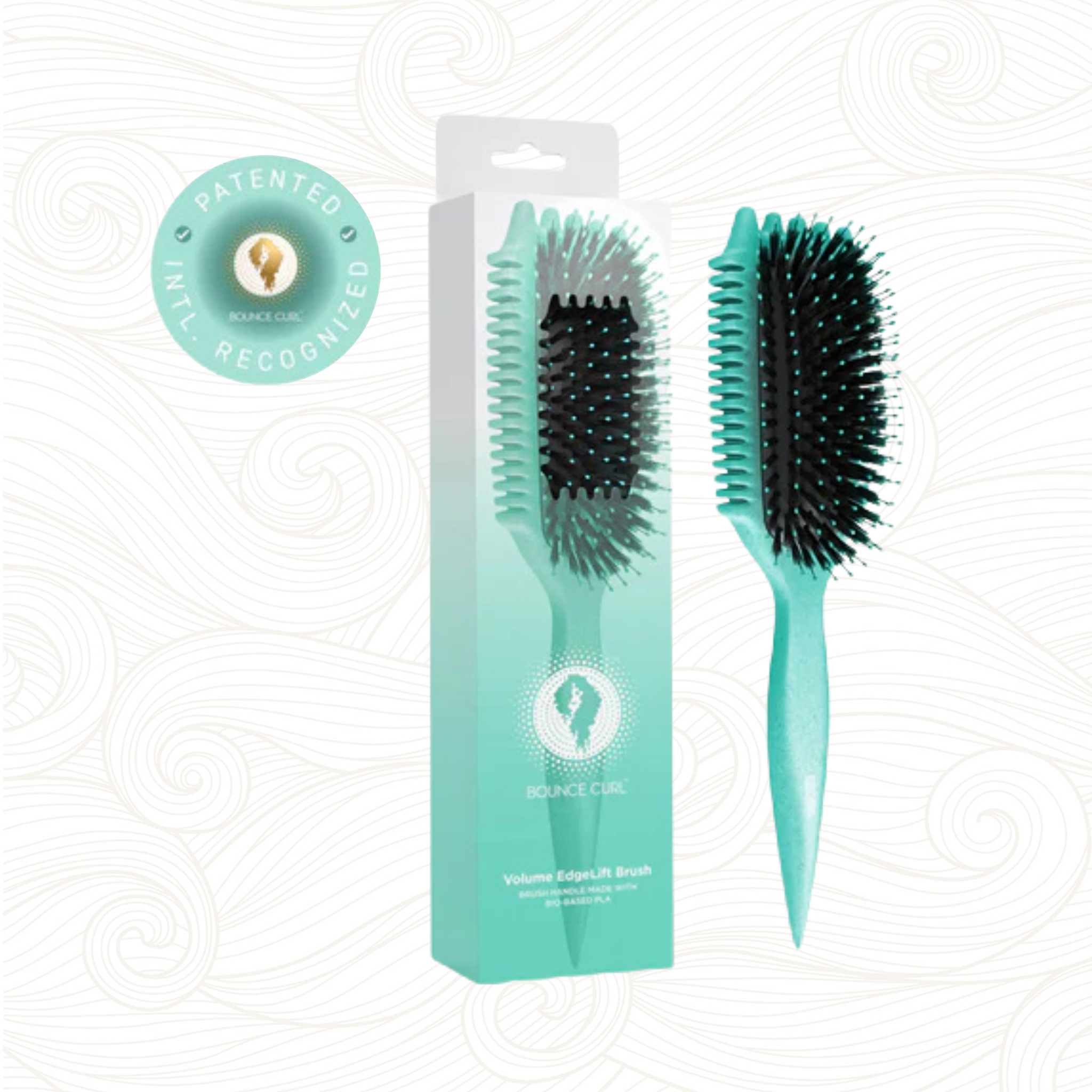 Bounce Curl | Volume Edge Lift Brush - Teal (Blaugrün) Bürsten & Kämme Bounce Curl