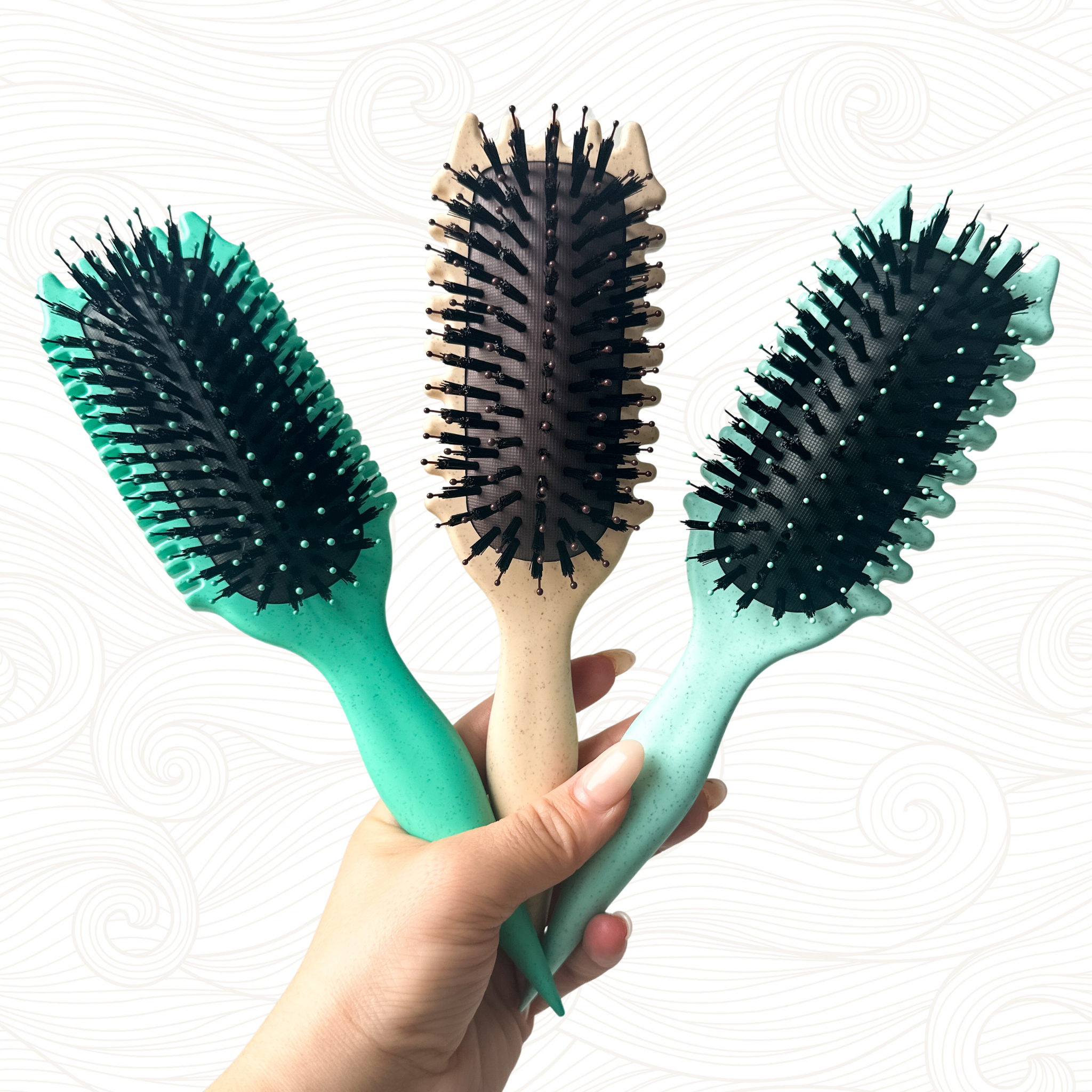 Bounce Curl | Volume Edge Lift Brush - Teal (Blaugrün) Bürsten & Kämme Bounce Curl