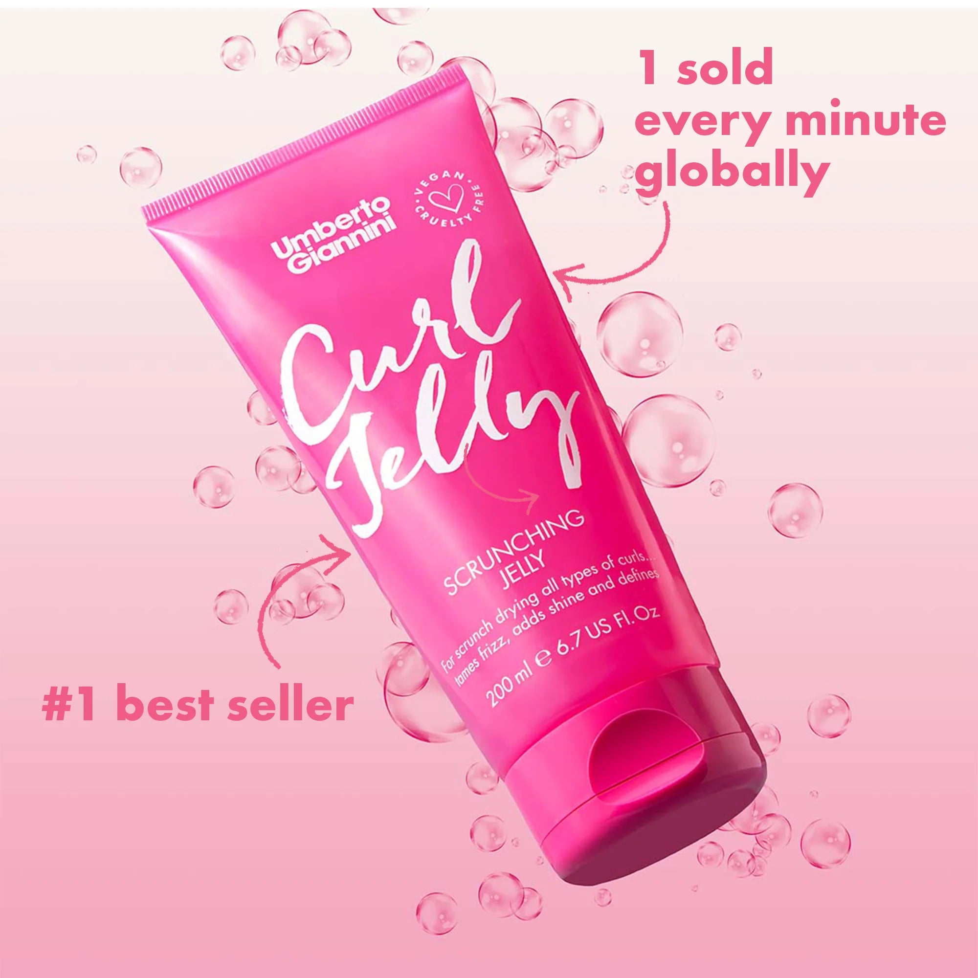 Umberto Giannini |  Curl Jelly Scrunching Jelly / 200 ml Styling Gel Umberto Giannini