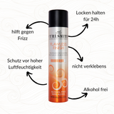 Curlsmith | Flawless Finish Hairspray - Strong Hold Lockenliebe, Lockenpflege, Lockiges haar, Lockenprodukte, Naturlocken, Lockenkopf, Lockenliebe, Saricurls, Welliges Haar, Wellen, Curly girl methode, curls