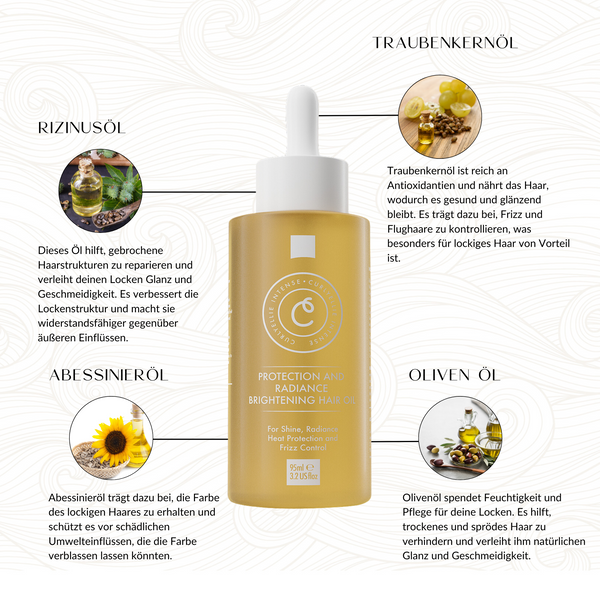 CurlyEllie Intense | Radiance & Brightening Hair Oil /3oz