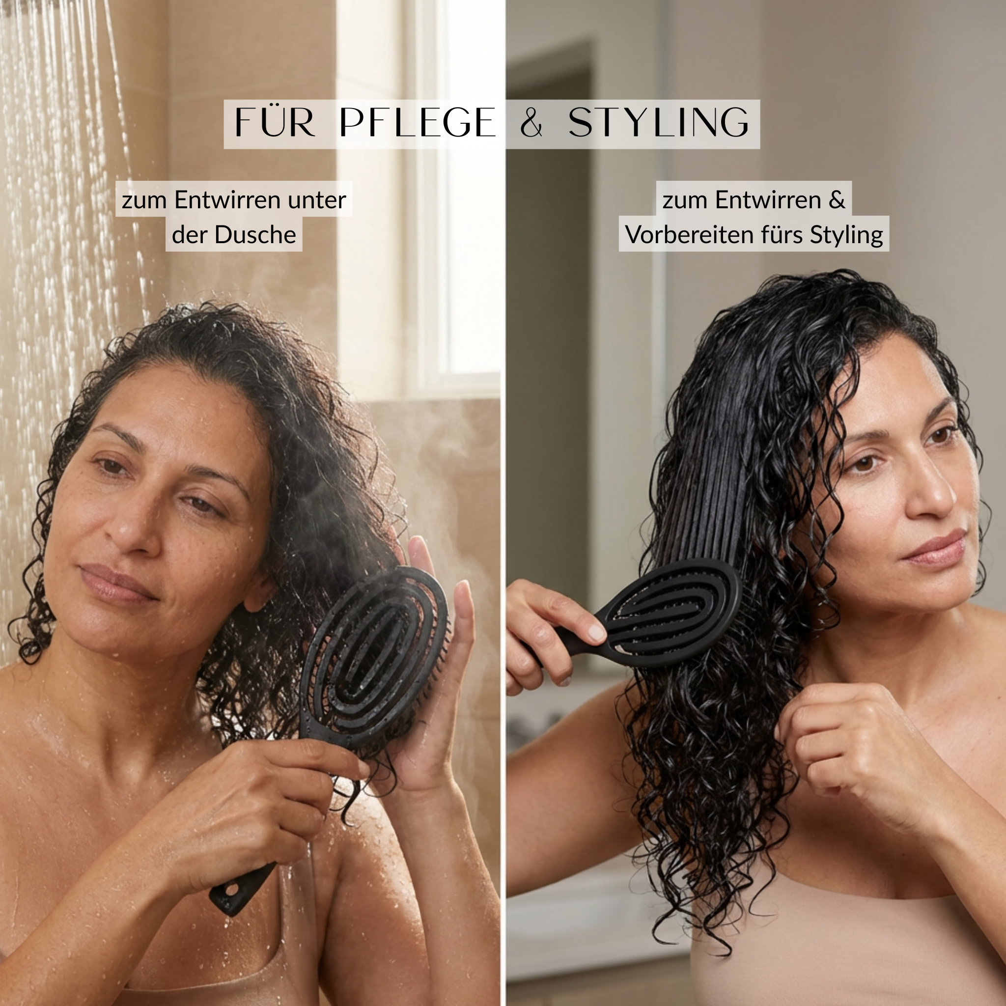 SARI CURLS | Detangling Brush - Black Edition Bürsten & Kämme SARI CURLS