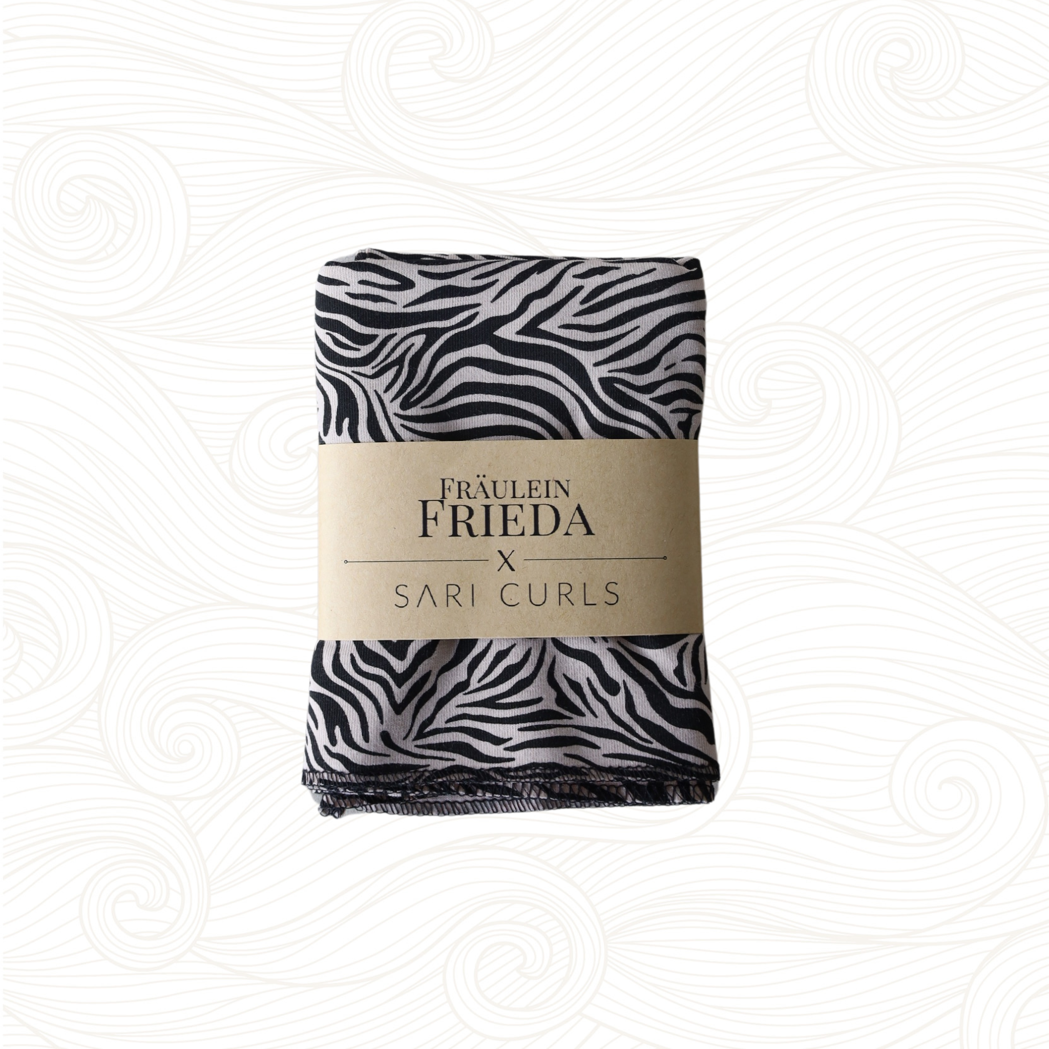 Fräulein Frieda | Handtuch aus Bio-Baumwolle | Zebra