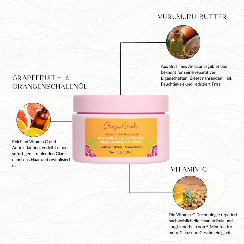 Rizos Curls | Vitamin C Hair Repair Mask /296ml