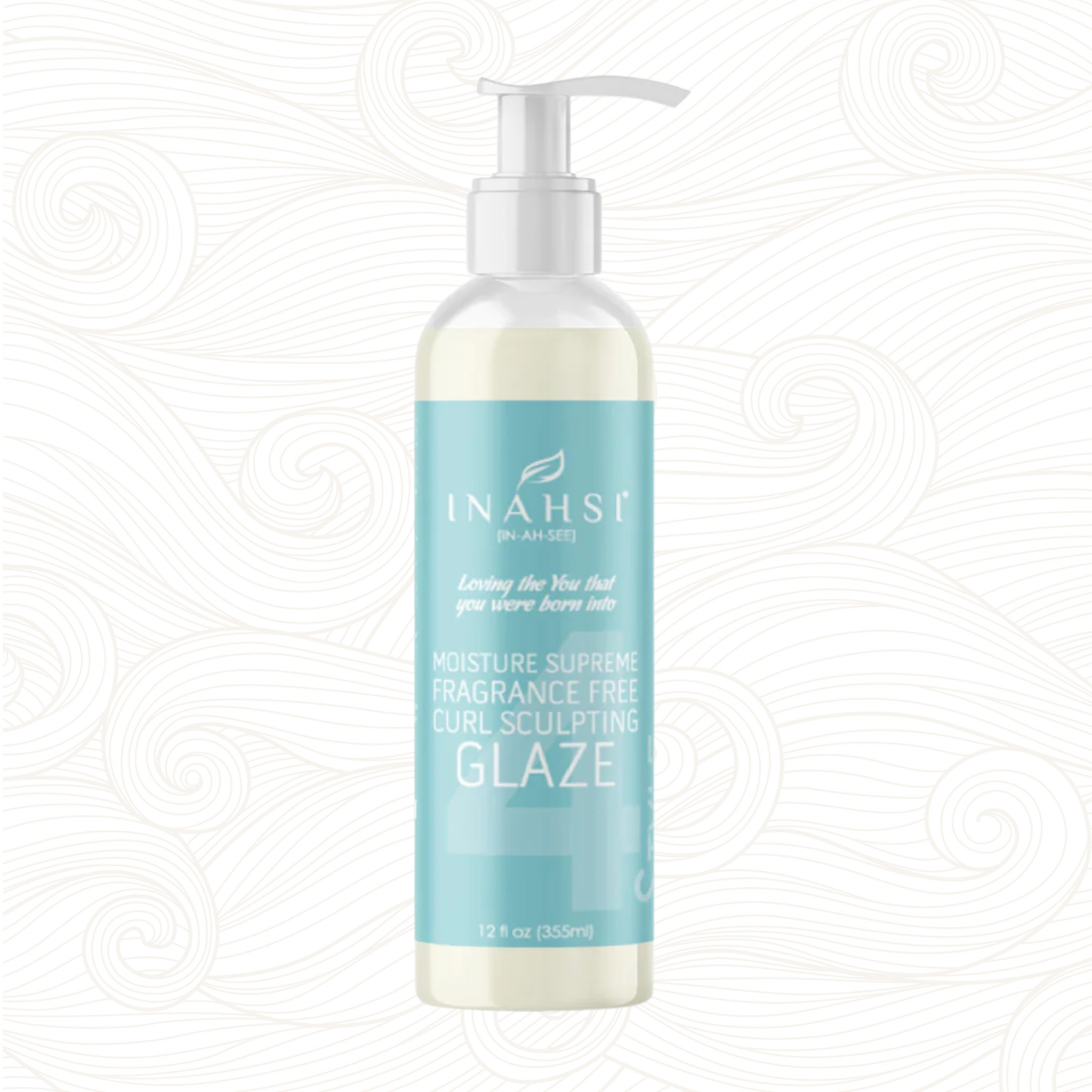 Inahsi | Moisture Supreme Fragrance Free Curl Sculpting Glaze / 355 ml Styling Gel Inahsi