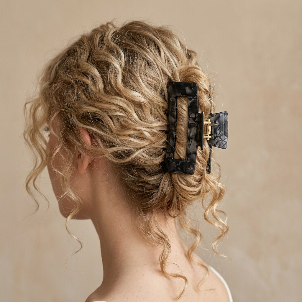 SARI CURLS | Haarklammer Onyx - M Haarklammer SARI CURLS