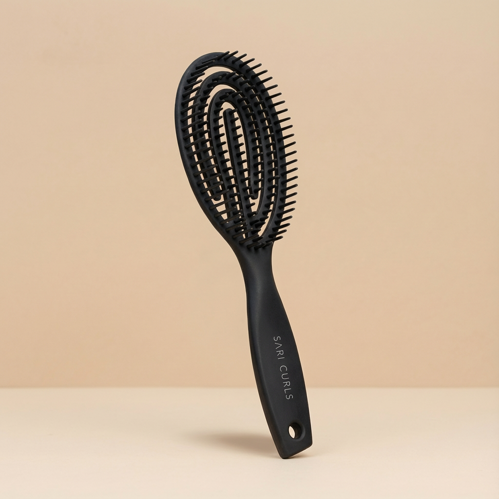 SARI CURLS | Detangling Brush - Black Edition