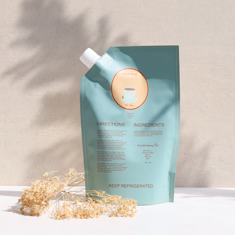 Ecoslay | Ginger and Moringa Tea Rinse /236ml SARICURLS Locken Lockenshop Lockiges Haar