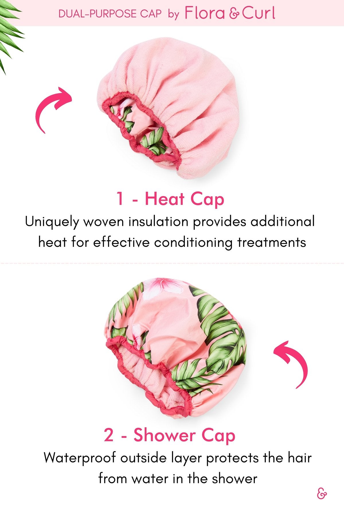 Flora & Curl | Insulated Shower (Heat) Cap