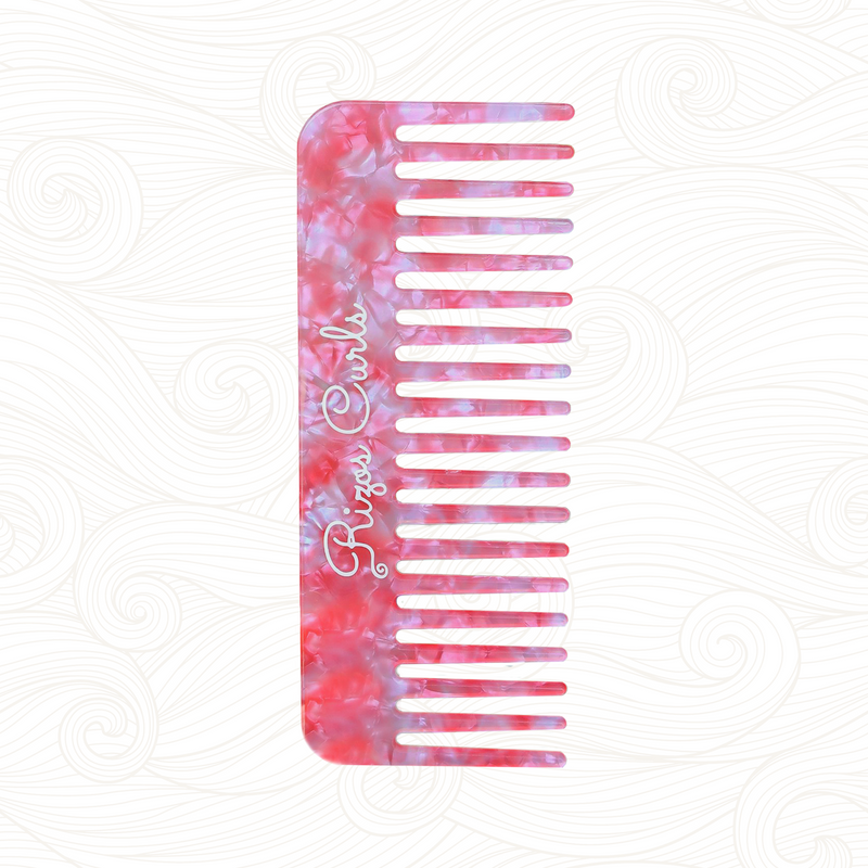 Rizos Curls | Pink Wide Tooth Styling Comb