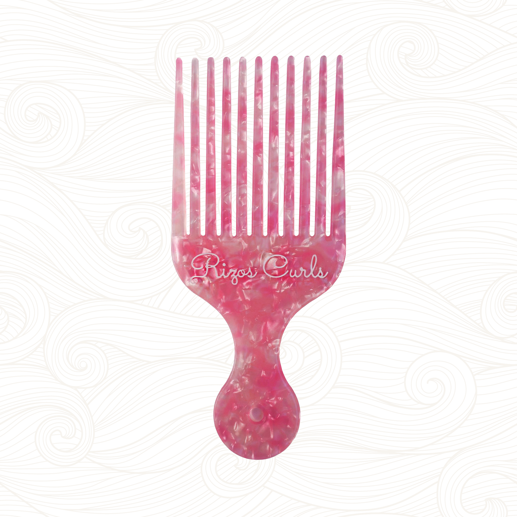 Rizos Curls | Pink Haar Pick Kamm Lockenshop Locken Saricurls