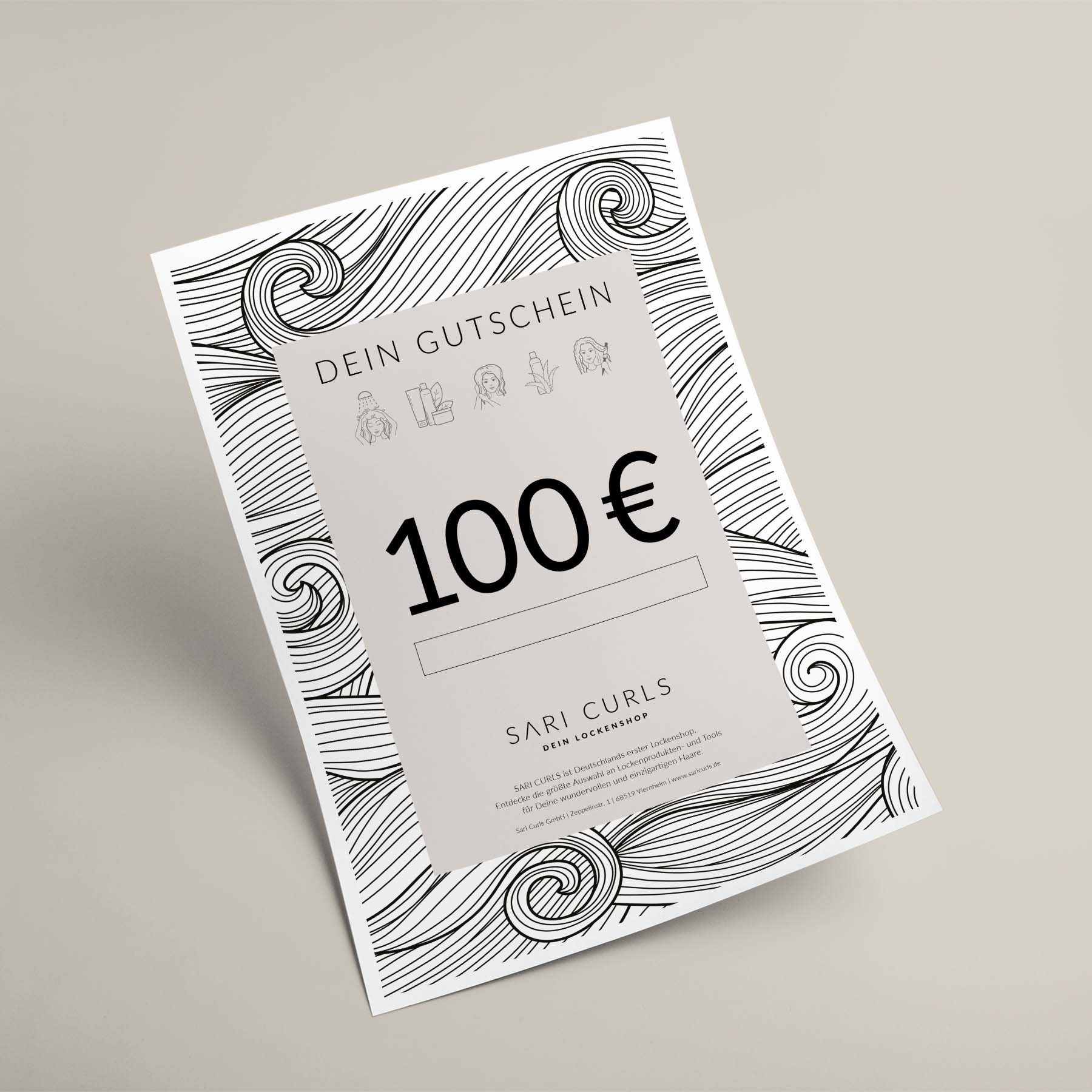 Voucher via e-mail | 100 Euro