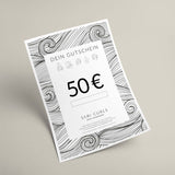 Voucher via e-mail | 50 Euro